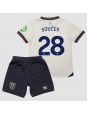 Billige West Ham United Tomas Soucek #28 Bortedraktsett Barn 2025-26 Kortermet (+ Korte bukser)
